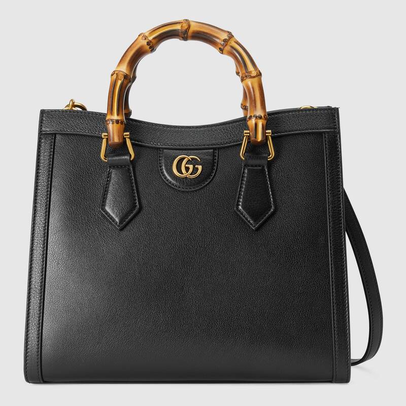 Gucci Diana Small Tote Bag Shoulder Bag 660195 Black